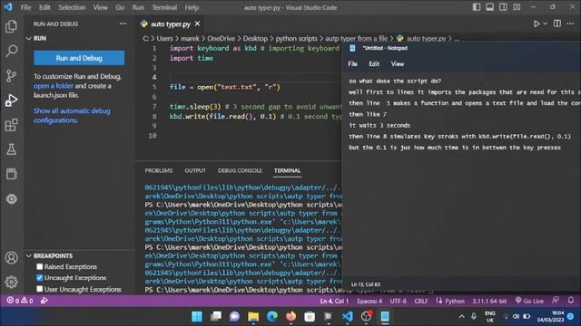 Python Coding: Auto Typer смотреть онлайн