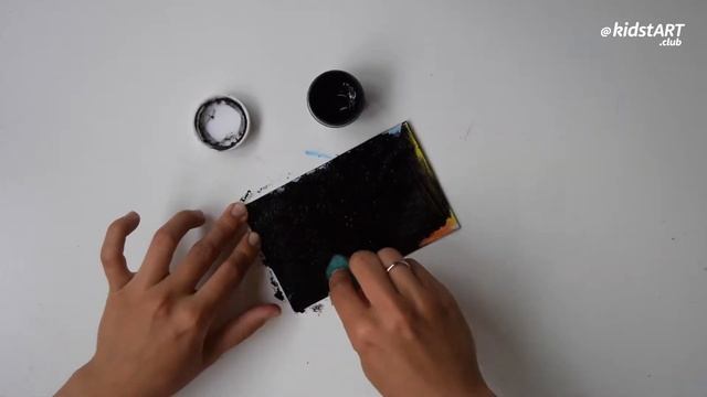 Гравюра видео.Гравюра на картоне. Гравюра своими руками воском и гуашью.