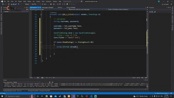 Random password generation ( Visual studio Windows form) #tutorial c#