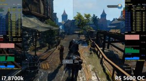 i7 8700 vs Ryzen 5 5600 OC Test in 9 Games | R5 5600x vs i7 8700k