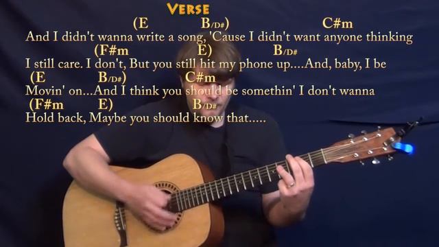 Love Yourself (Justin Bieber) Guitar Cover Lesson in E with Chords/Lyrics смотреть онлайн