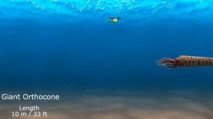 Sea Monsters Size Comparison