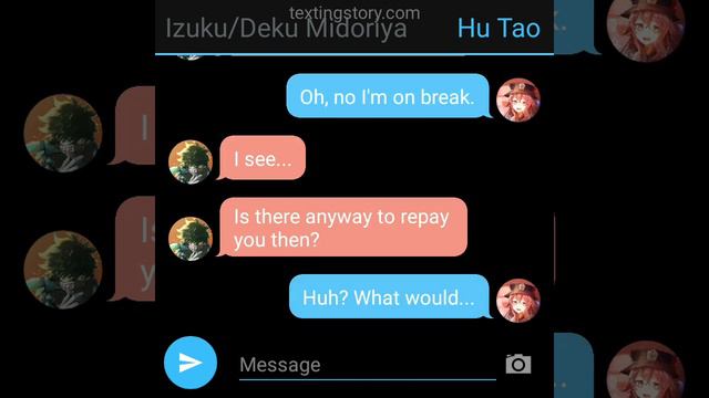 Deku enter, Genshin Impact AU texting story part 23 ~Help more and....~ смотреть онлайн