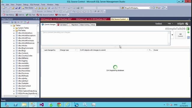 Using SQL Server Management Studio to Push Changes to a Git Remote Repository | Redgate смотреть онлайн