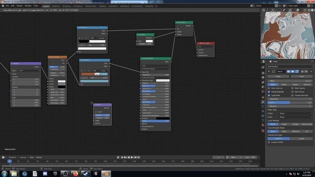 Procedural Nodes (part 21) - 4 Abstract procedural textures using the brick node in Blender смотреть онлайн