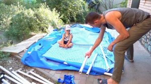 КАРКАСНЫЙ БАССЕЙН, 300Х200Х75СМ, 28272. Каркасный бассейн INTEX