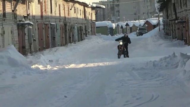 Питбайк 125 #ДРИФТЗИМА смотреть онлайн