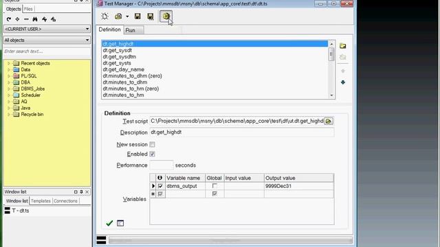 PL/SQL Developer Test Manager: Regression testing all routines in a package смотреть онлайн