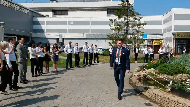 День рождение «Автосеть РФ» | Встреча у фонтана смотреть онлайн