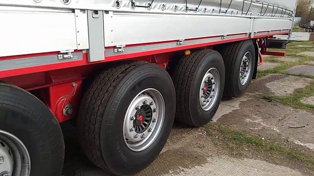 Обзор 4 осного 16,5 м шторно бортового полуприцепа 2019 г в Манак Авто от МаксКар Москва смотреть онлайн