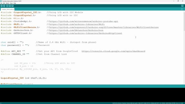 How I Made my live YOUTUBE Subscriber Counter ||| Using ESP32 смотреть онлайн