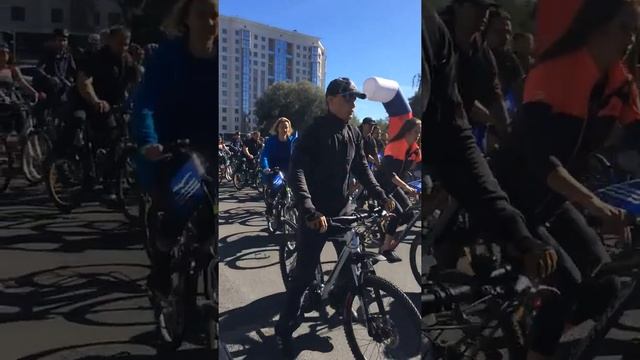 Велопробег в Приморском районе смотреть онлайн