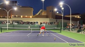 Jannik Sinner Shows Off His Accuracy - Target Practice Drills, IW 2023 [4k 60fps, Court Level]