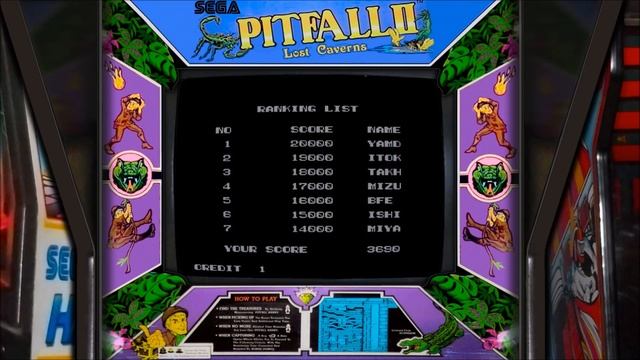 Pitfall II: Lost Caverns - Realistic Arcade Bezels for Mame смотреть онлайн