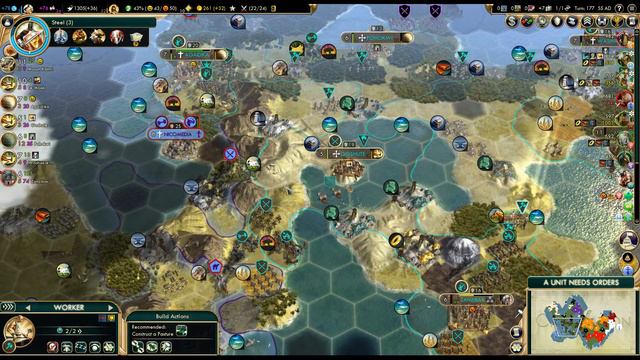 Let's Play Civilization 5 Vox Populi - The Shoshone p.9 (deity, epic) смотреть онлайн