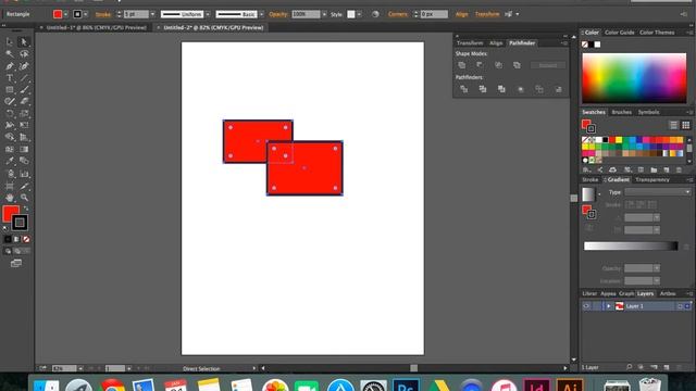 Adobe Illustrator: Using Pathfinder Tool To Merge Objects смотреть онлайн