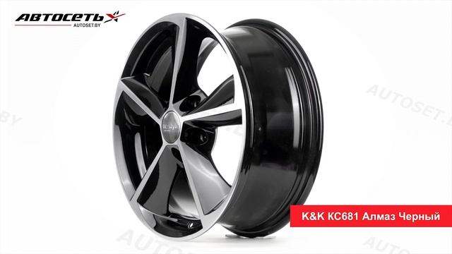 Обзор литого диска K&K КС681 Алмаз Чёрный ● Автосеть ● смотреть онлайн