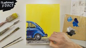 Красивая Идея для Картины! Что Можно Нарисовать / Поэтапно Для Начинающих