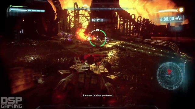 Batman: Arkham Knight DLC: Scarecrow Nightmare Challenges (MORE Batmobile) смотреть онлайн