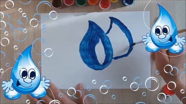 Малювання "Вода - це життя", вихователь Оксана Дудка, ЗДО №49 "Кріпиш", м. Бахмут смотреть онлайн