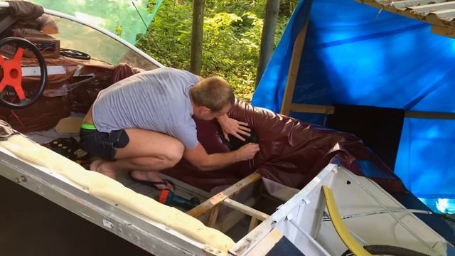 Самодельный катер за 40000р.2-часть.Север-420.Готов к спуску. смотреть онлайн