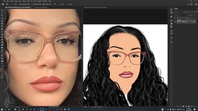 How to Cartoon Yourself in Photoshop смотреть онлайн