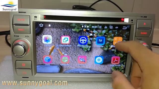 Sunnygoal: Серебряный Android 7.1 Автомобильный DVD плеер для Ford Focus/Fiesta/Smax/Cmax/Galaxy смотреть онлайн