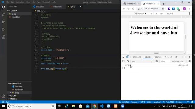 Data Types in JavaScript | JavaScript for Beginners | JavaScript Tutorial - 5 смотреть онлайн