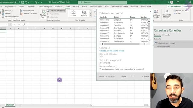 Como converter PDF para Excel. Resolva essa usando o POWER QUERY смотреть онлайн