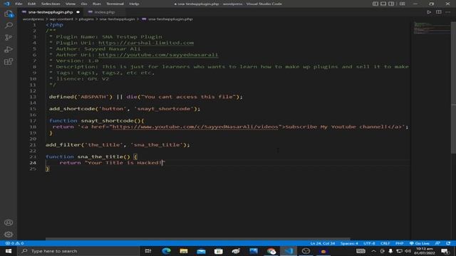 How to Create WordPress Plugin -- Filter Hooks смотреть онлайн