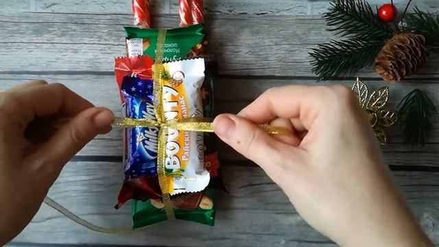 Новогодний подарок за 10 минут DIY смотреть онлайн