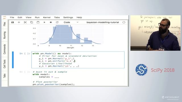 Bayesian Data Science Two Ways: Simulation and Probabilistic Programming | SciPy 2018 Tutorial смотреть онлайн
