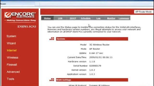 Procedure on how to configure ENHWI 3GN3 in Windows 7 using DHCP Connection смотреть онлайн