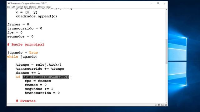 Python - Nivel 29 - Reto 11 - FPS. Cuadros (frames) por segundo смотреть онлайн