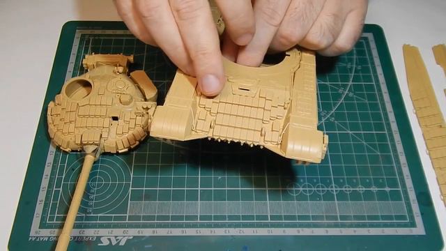 Т-72Б1 (T-72B1) MENG Часть 4. Сборка. смотреть онлайн