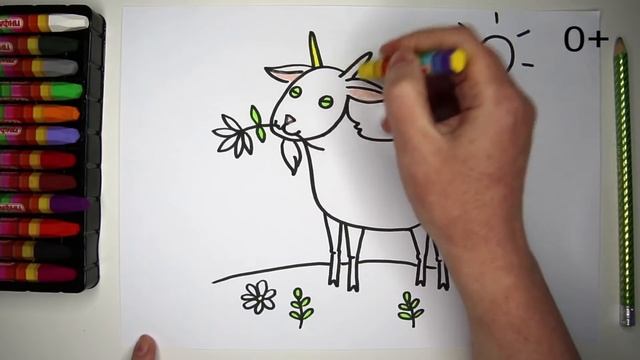 #какнарисовать #КОЗА Уроки Рисования Для Детей #howtodraw #goat #drawforchildren