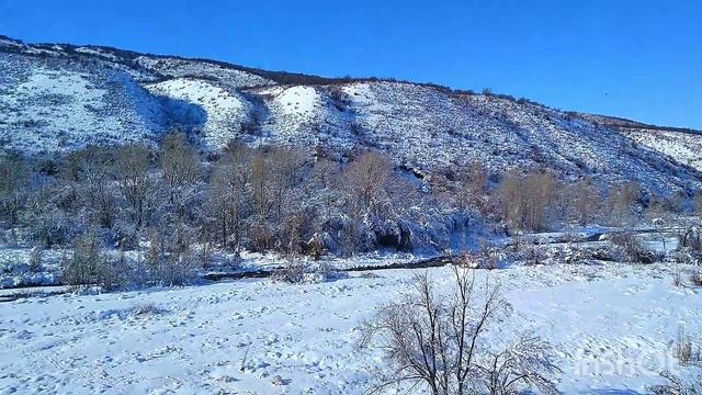 Зима в Иссыке. 18 декабря 2023 года. Речка Иссычка,выше площадки. смотреть онлайн