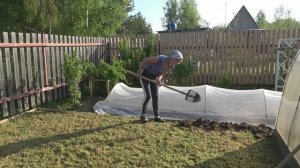 6 соток 18 мая 2023 года хроника Картошка Секция декор заборчика