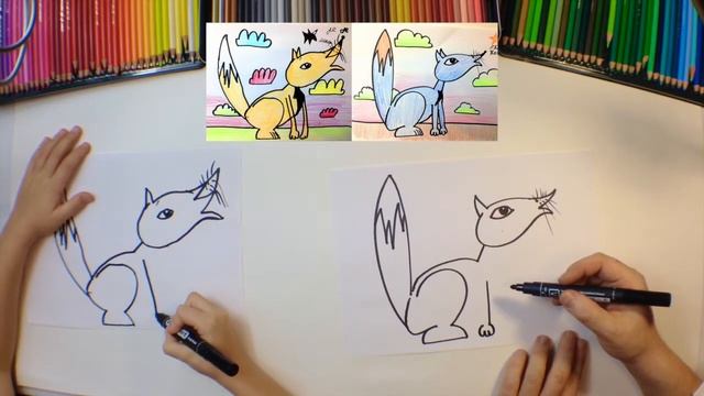 Как нарисовать Лису. #2РГ смотреть онлайн