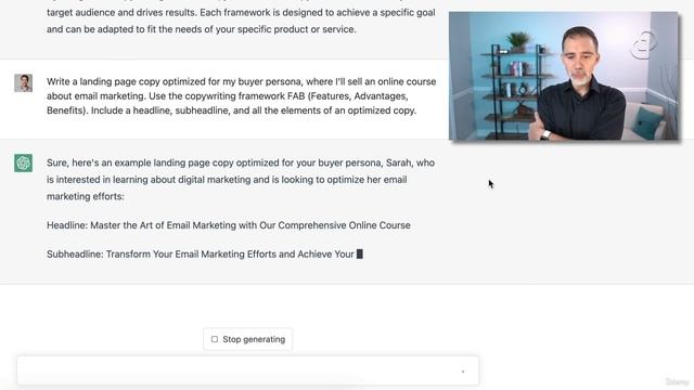 22 - Creating copy for the landing page and social media with ChatGPT смотреть онлайн