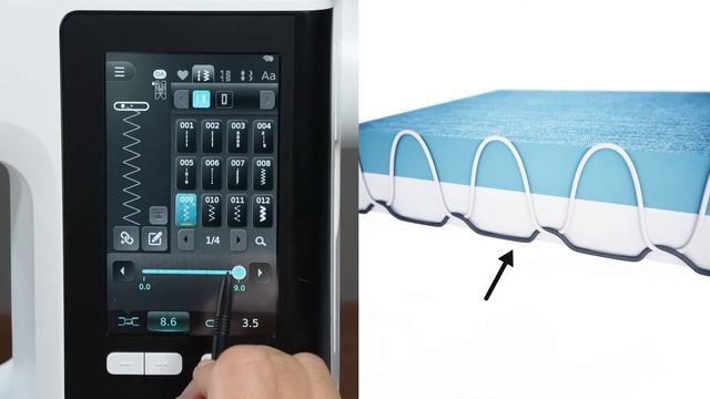 NECCHI Creator Series C2000 Tutorial - Adjusting the upper thread tension смотреть онлайн