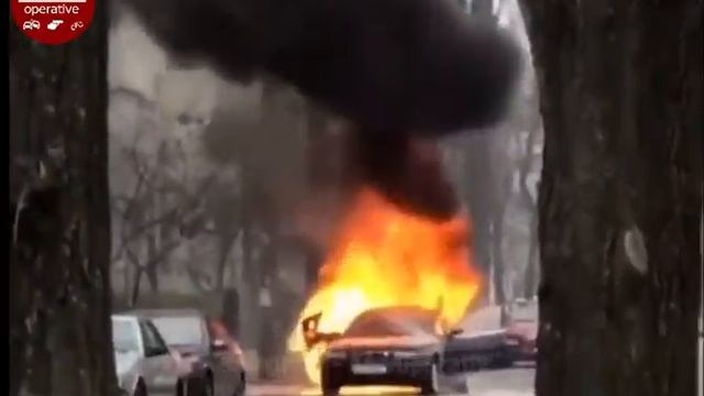 Киев пожар авто 14.04.2019 смотреть онлайн