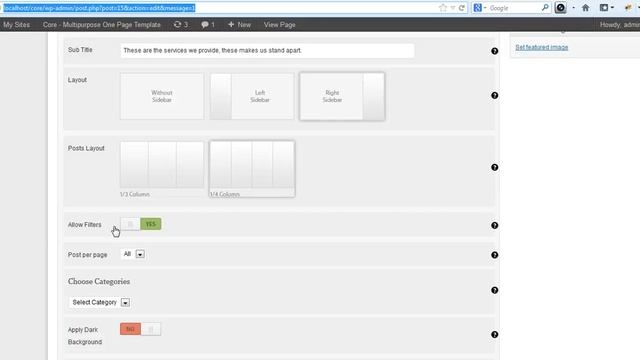 How to Setup a Portfolio Page in "Core - One Page WP Theme" смотреть онлайн