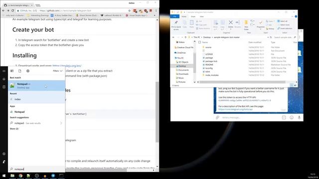 Simple Telegram Bot Tutorial Walkthrough смотреть онлайн