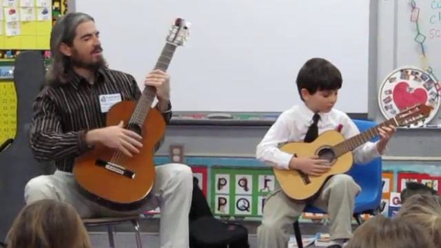 Marley man on guitar at school смотреть онлайн