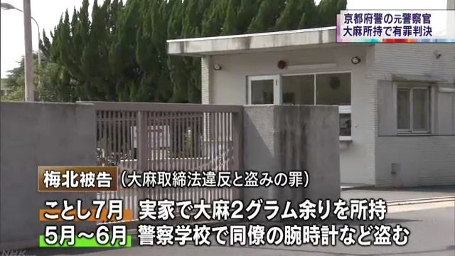 大麻所持や盗みの罪 元警官梅北亘被告に有罪判決 смотреть онлайн