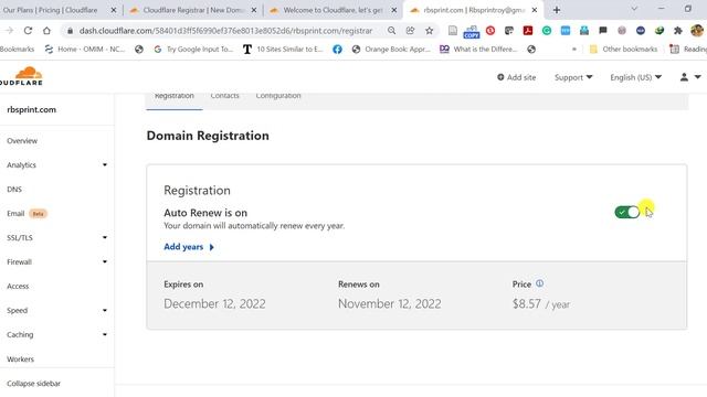 Cloudflare .com Domain Buy Registration change Name servers How to setup DNS Hosting Easy IP Addres смотреть онлайн