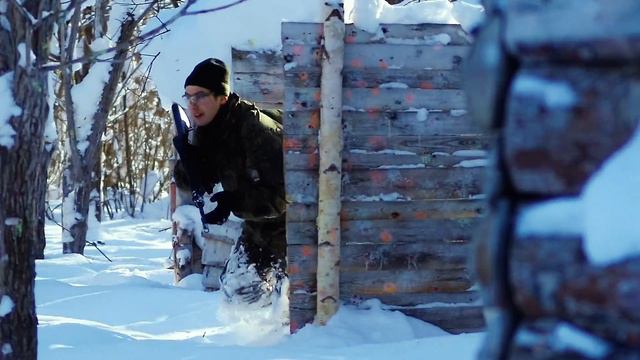 Нереальное везение в страйкболе. Отбил шар о шар! смотреть онлайн