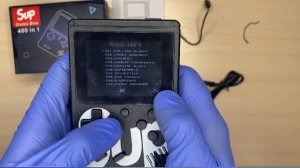 Портативная игровая приставка SUP GAME BOX PLUS 400 в 1, Dendy 8 bit - ОБЗОР!!!