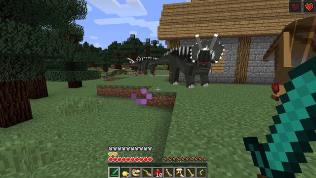 SCARY DINOSAUR APPEAR IN MY HOUSE AT 3AM IN MINECRAFT !! Minecraft Mods смотреть онлайн